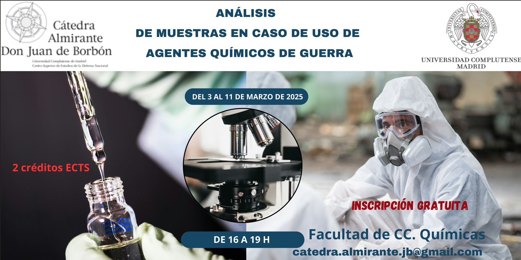 SEMINARIO: ANÁLISIS DE MUESTRAS EN CASO DE USO DE AGENTES QUÍMICOS DE GUERRA